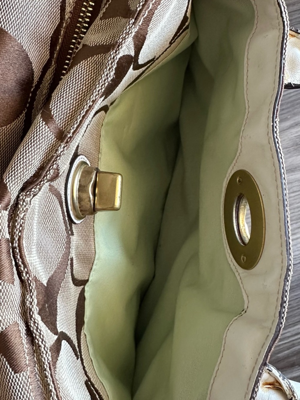 2008 Coach Hampton Madeline Signature Satchel - Vintage - Picture 11 of 12